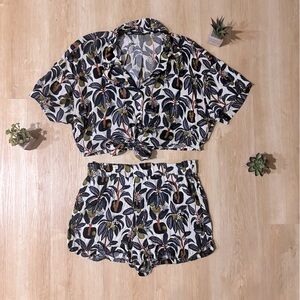 ZARA Two-Piece Short Set